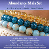 Abundance 3-PC komplet zapestnic Crystal Mala
