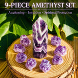 9-teiliges Amethyst-Set 👉 12 $ Tagesangebot