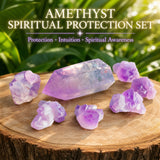 Amethyst andlegt verndarsett