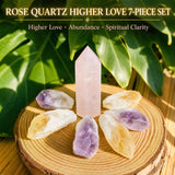 Σετ 7 τεμαχίων Rose Quartz Higher Love