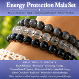 Σετ βραχιολιών Energy Protection 3-PC Crystal Mala