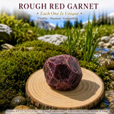 Grov rød granat
