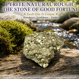 Pyrit Natural Rough - Lyckans sten