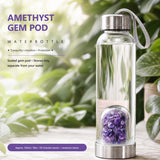 Amethyst Gem Pod vatnsflaska 💧
