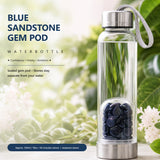 Blue Sandstone Gem Pod Vatnsflaska 💧