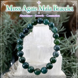 Mala Moosachat-Armband mit Samtbeutel