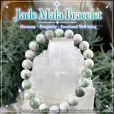 Mala Jade armband med sammetspåse