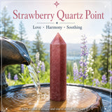 Strawberry Quartz Point
