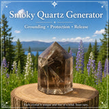 Γεννήτρια Smoky Quartz (κοντή και παχιά)