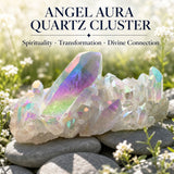 Angel Aura Quartz Cluster 👉 75% afsláttur