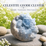 Celestite Geode Cluster 👉 75% afsláttur af 1-dags kynningu