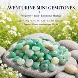 Πολύτιμοι λίθοι Aventurine Mini (50 γραμμάρια / 1,7 ουγκιά Παρτίδα)