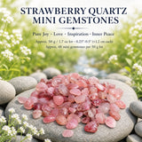 Strawberry Quartz Mini gimsteinar (50 grömm / 1.7oz. Lot)