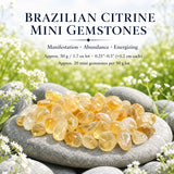 Brasilískir sítrín lítill gimsteinar (50 grömm / 1,7 oz. lota)