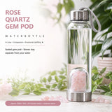 Rose Quartz Gem Pod Vandflaske 💧