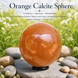 Orange kalcitsfär