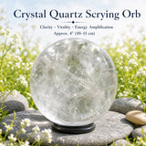 Crystal Quartz Scrying Orb