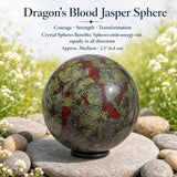Sphère de jaspe sang de dragon