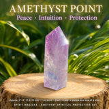 Amethyst andlegt verndarsett
