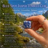 Blue Spot Jaspis Tumbled Cube