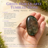 Grønt hår Quartz Tumled Stone