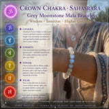 7-stykki Mala Bead Armband Chakra Set (armband fyrir hvert Chakra)