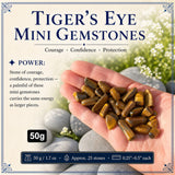 Tiger's Eye Mini gimsteinar (50 grömm / 1,7 oz. Lot)