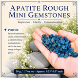 Apatit Kaba Mini Değerli Taşlar (50 Gram / 1.7oz Lot)