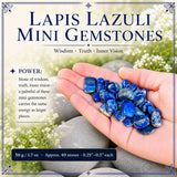 Lapis Lazuli Mini Ädelstenar (50 gram / 1,7 oz. Lot)