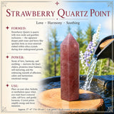 Strawberry Quartz Point