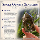 Γεννήτρια Smoky Quartz (κοντή και παχιά)