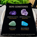 Σετ τσέπης Mini Gemstone 26 τεμαχίων + Βελούδινο πουγκί