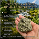 Pyrit Natural Rough - Lyckans sten