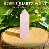 Σετ 7 τεμαχίων Rose Quartz Higher Love