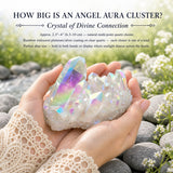 Angel Aura Quartz Cluster 👉 75% afsláttur
