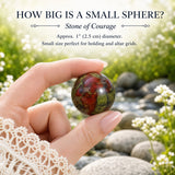 Dragon's Blood Jasper Mini-Sphere