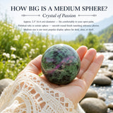 Ruby í Zoisite Sphere