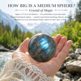 Sphère de Labradorite (Moyenne)