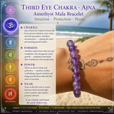 7-stykki Mala Bead Armband Chakra Set (armband fyrir hvert Chakra)