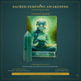 🌙 Sacred Feminine Awakening Oracle Deck & 13 Crystal altaris Set