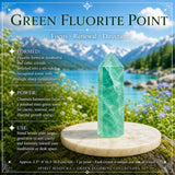 Grænt flúorít safnarasett