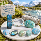 Πακέτο Inspirational Apatite + Allies Crystal Box
