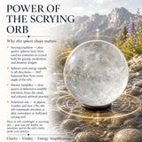 Crystal Quartz Scrying Orb