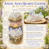 Angel Aura Quartz Cluster 👉 75% afsláttur