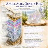 Angel Aura Quartz Crystal Point