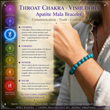 7-stykki Mala Bead Armband Chakra Set (armband fyrir hvert Chakra)