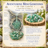 Πολύτιμοι λίθοι Aventurine Mini (50 γραμμάρια / 1,7 ουγκιά Παρτίδα)