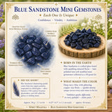 Blue Sandstone Mini Gemstones (50 γραμμάρια / 1,7 oz. Παρτίδα)