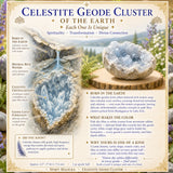 Celestite Geode Cluster 👉 75% afsláttur af 1-dags kynningu