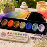 Don't Worry Stones Set Chakra Σετ πουγκί
